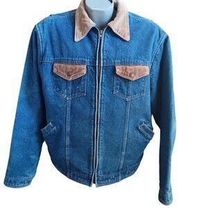 Vintage Men's Jacket XL Trucker Walls Blizzard-Pruf USA Blanket Lined Denim 80's